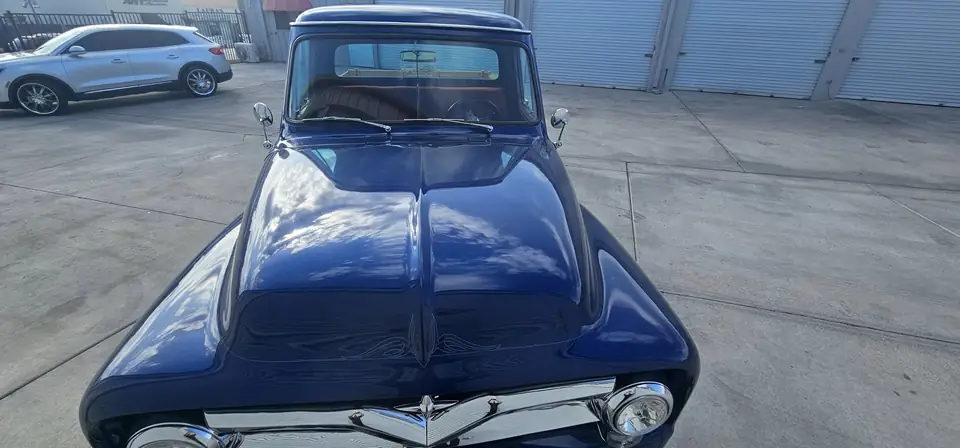 1955 Ford truck window tint: Installed 20% on Sides & Rear, Installed 3% Windshield Visor Strip (view 5)