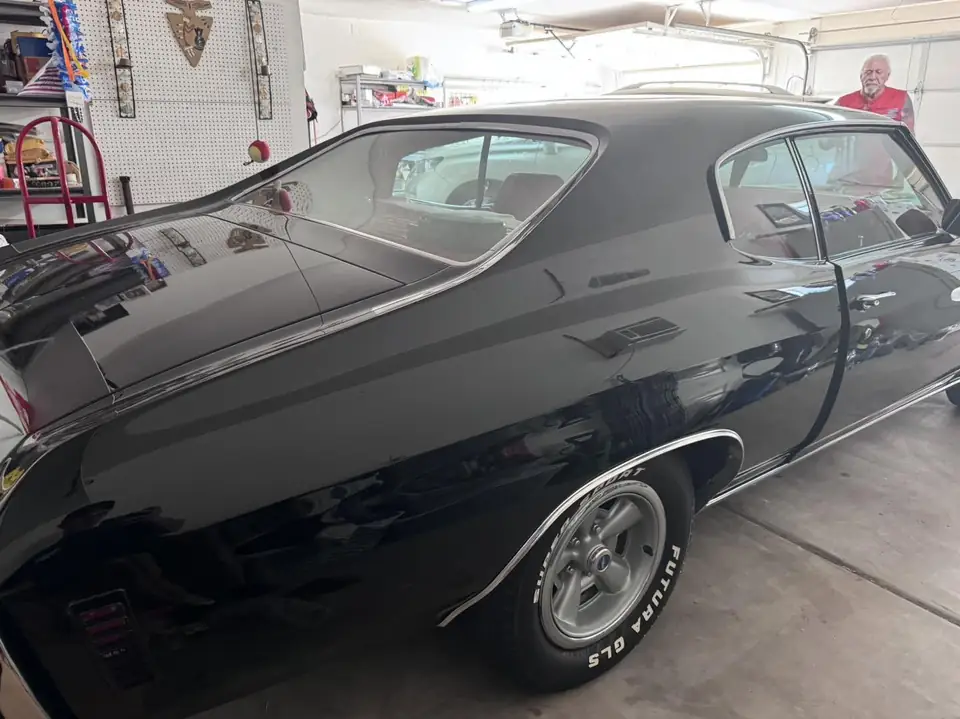 1971 Chevelle SS 396 window tint: 15% Carbon Ceramic sides and rear window (view 3)