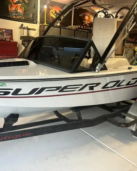 1984 Nautique ski boat window tint: Windshield and sides in 20% Nano Ceramic Pro (view 3)