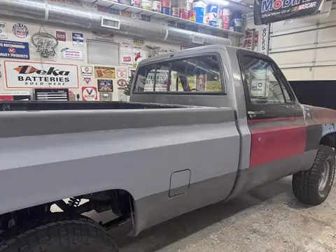 1987 Chevy pickup window tint: 5% C-IR sides and rear window and sunstrip, Next up is a custom 2-tone wrap to tie in this beauty