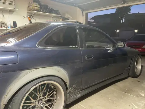 1992 Lexus SC400 window tint: Car was fully stripped of the old bubbly faded tint, Premium 15% rear windshield and quarter windows, Premium 35% front (view 3)
