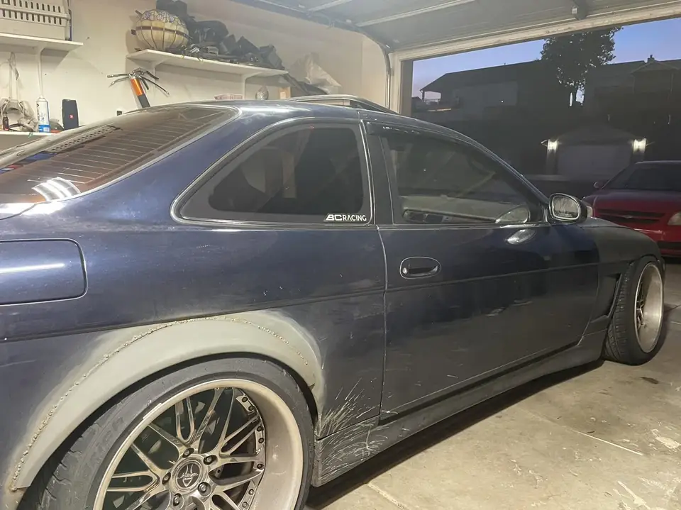 1992 Lexus SC400 window tint: Car was fully stripped of the old bubbly faded tint, Premium 15% rear windshield and quarter windows, Premium 35% front (view 3)