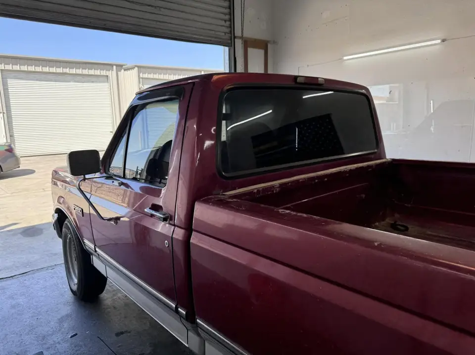 1996 Ford F-250 window tint: 5% back glass, 15% sides (view 2)