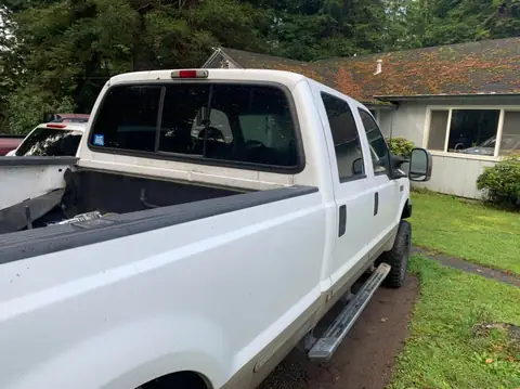1999 Ford F-350 window tint: 5% all around, 5% medium visor