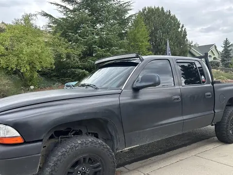 2001 Dodge Dakota window tint: Strip front doors and windshield, Xpel 5% over Xpel 20% carbon/ceramic, 50% Nano Ceramic full windshield, 5% sunstrip