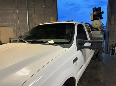 2004 Ford F-550 window tint: Full 5% Nano ceramic all sides and rear, 5% windshield strip (view 2)