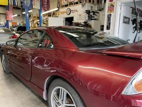 2005 Mitsubishi Eclipse window tint: 15% Ceramic rear windshield and pocket windows, 35% Ceramic front side windows
