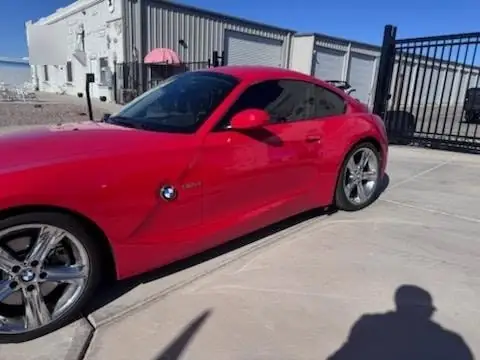 2006 BMW coupe window tint: Removed Old 3M Clear from front 2 door windows & installed new Carbon 35% (view 6)