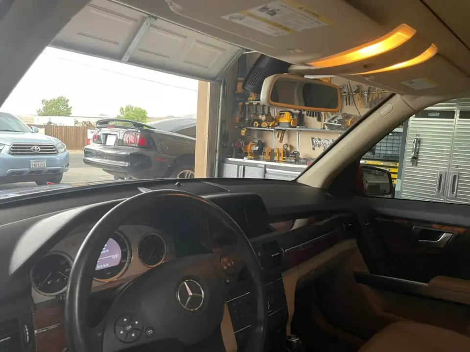 2008 Mercedes window tint: 35% full windshield (view 3)