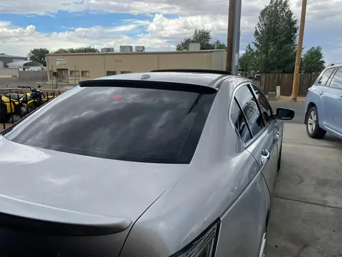 2010 Honda Accord window tint: 35% full windshield, 5% sun strip, 5% second layer over back windshield