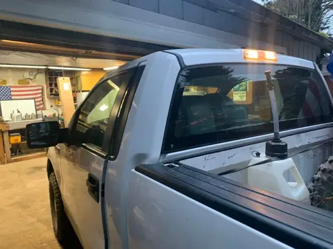2011 Ford F-150 single cab window tint: 5% rear windshield, 20% both doors, 35% full windshield