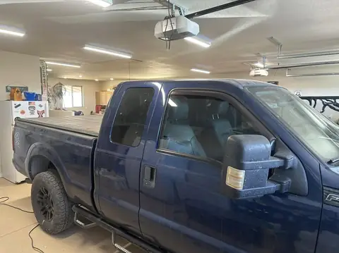 2011 Ford F-250 Super Duty window tint: Premium 20% rear three windows, Premium 35% front side windows (view 4)