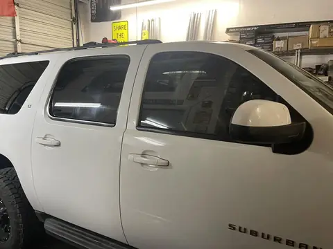 2012 Chevy Suburban window tint: 35% Premium Ceramic front doors