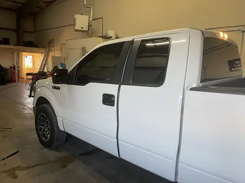 2013 Ford F-150 window tint: Standard 15% front doors to match the rear (view 2)