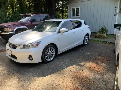 2013 Lexus CT200h window tint: 15% front and rear doors, 5% windshield strip (view 2)