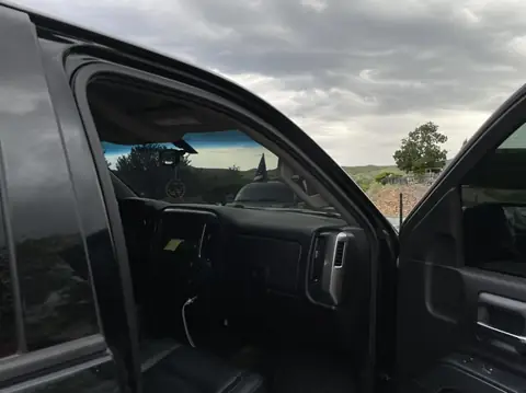 2015 Chevy Silverado windshield tint: Full windshield in premium 25% (view 3)