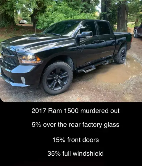 2017 Ram 1500 window tint: Absolute killer install today (view 2)