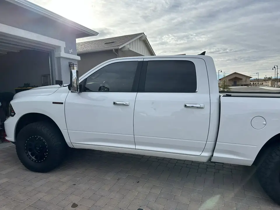 2017 Ram 1500 window tint: 15% nano ceramic front two windows (view 2)