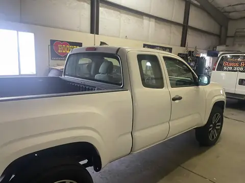 2017 Toyota Tacoma window tint: 20% rear, 25% front doors, 5% windshield strip (view 2)