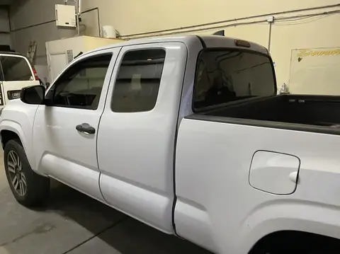 2017 Toyota Tacoma window tint: 20% rear, 25% front doors, 5% windshield strip (view 3)