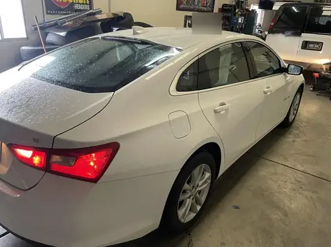 2018 Chevy Malibu window tint: Standard 15% Rear, Standard 35% front, 5% windshield strip (view 2)