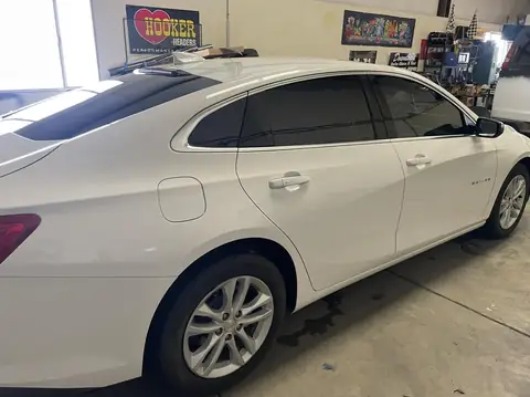 2018 Chevy Malibu window tint: Standard 15% Rear, Standard 35% front, 5% windshield strip (view 4)