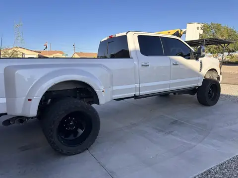 2019 Ford F-350 window tint: Removal front doors, 3% All sides and rear, 3% windshield strip (view 2)