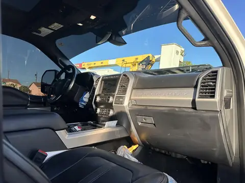 2019 Ford F-350 window tint: Removal front doors, 3% All sides and rear, 3% windshield strip (view 3)