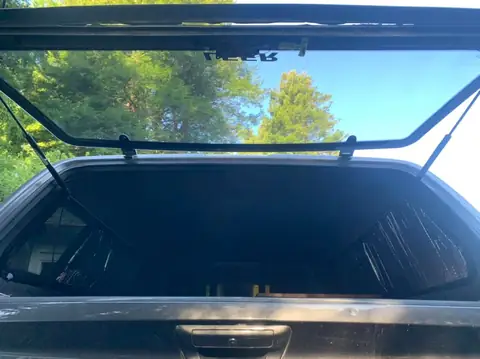 2019 Ram 2500 window tint: 50% front doors, 5% over the 3 large windows on the camper for additional privacy (view 2)