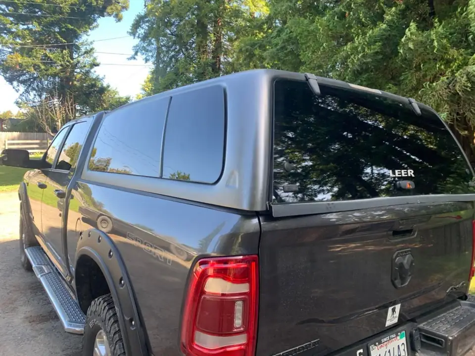 2019 Ram 2500 window tint: 50% front doors, 5% over the 3 large windows on the camper for additional privacy (view 4)