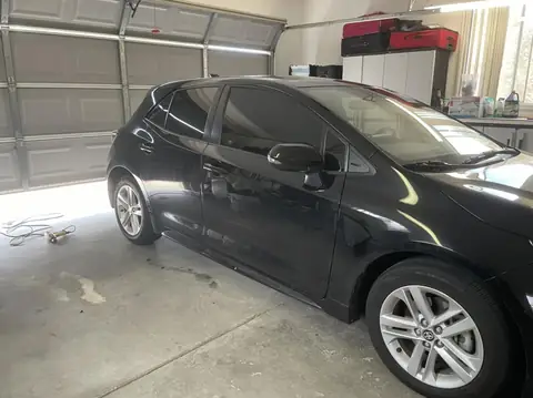 2019 Toyota Corolla SE window tint: 20% Front roll ups, 5% rear doors and hatch (view 2)