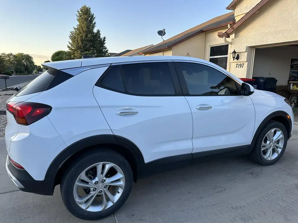 2020 Buick Encore GX window tint: 20% Premium Ceramic front doors to match rear, 5% 8inch windshield strip (view 2)