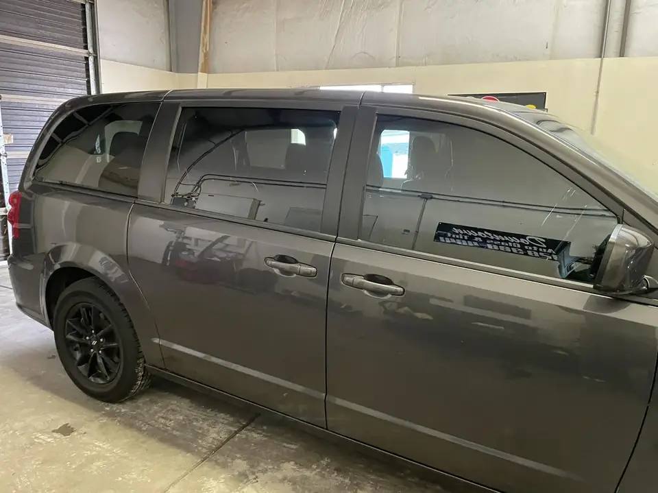 2020 Dodge Caravan window tint: Premium 20% fronts to match rear (view 2)