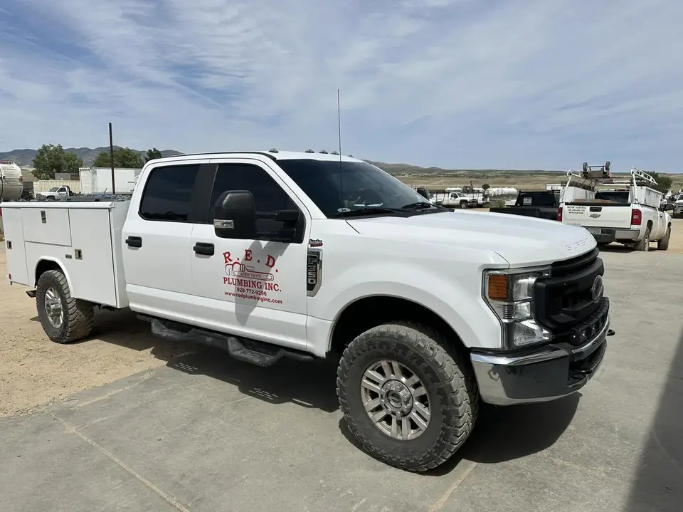 2020 Ford F-350 window tint: 5% Nano Ceramic rear 3 windows, 20% Nano Ceramic front windows, 5% windshield strip (view 4)