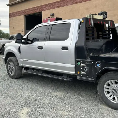 2020 Ford F-350 window tint: 5% Nano Ceramic all sides and rear, 5% Windshield strip