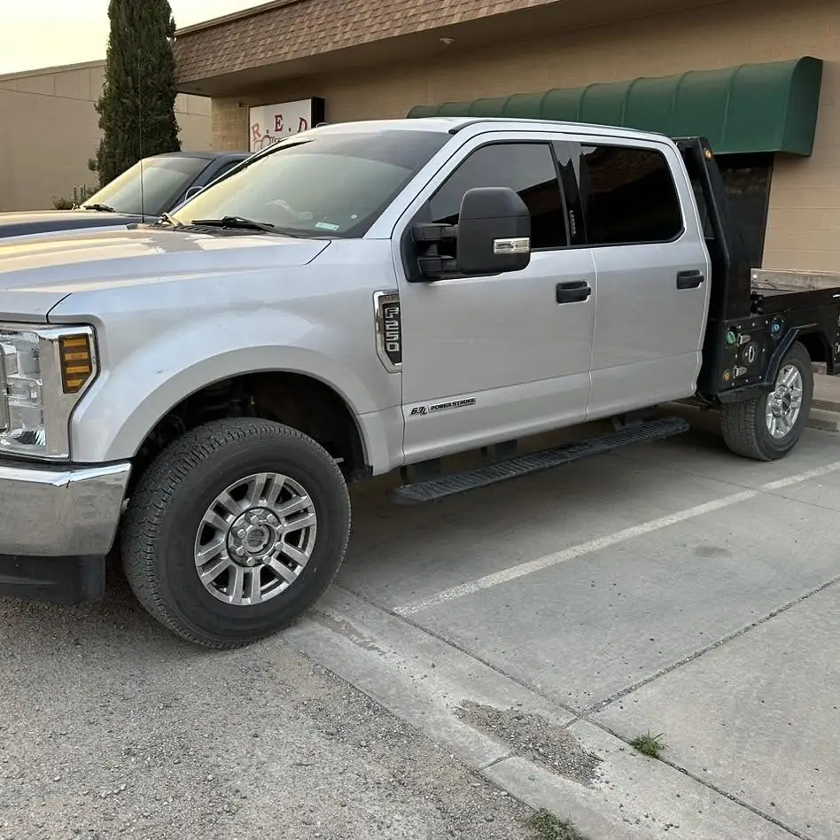 2020 Ford F-350 window tint: 5% Nano Ceramic all sides and rear, 5% Windshield strip (view 3)