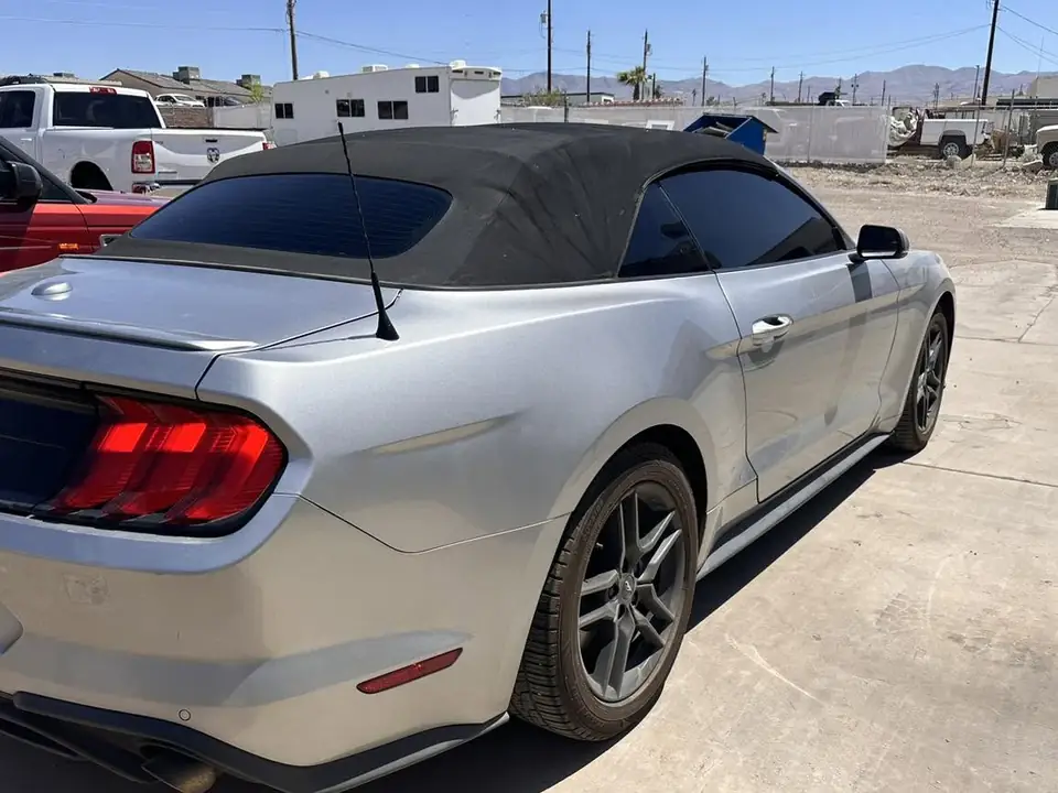 2020 Ford Mustang window tint: 5% all windows and sunstrip (view 2)