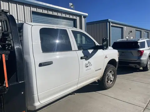 2020 Ram 3500 window tint: Standard 5% all doors and rear windshield, Premium 35% full windshield (view 2)