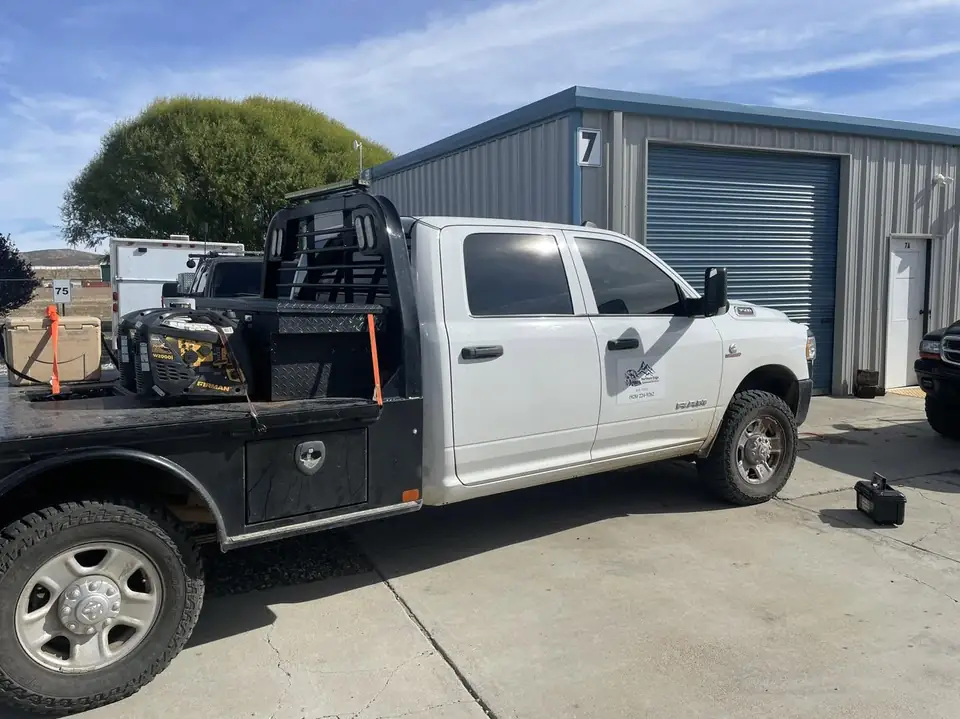 2020 Ram 3500 window tint: Standard 5% all doors and rear windshield, Premium 35% full windshield (view 4)