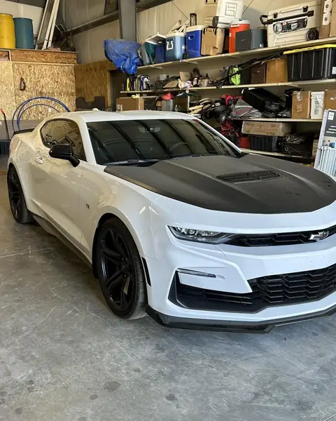 2021 Chevy Camaro SS window tint: 20% all around, 5% sunstrip