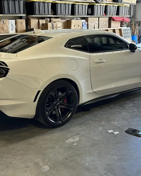 2021 Chevy Camaro SS window tint: 20% all around, 5% sunstrip (view 2)