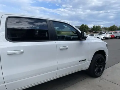 2021 Ram 1500 window tint: 15% Premium Ceramic front doors, 5% 11 inch sunstrip
