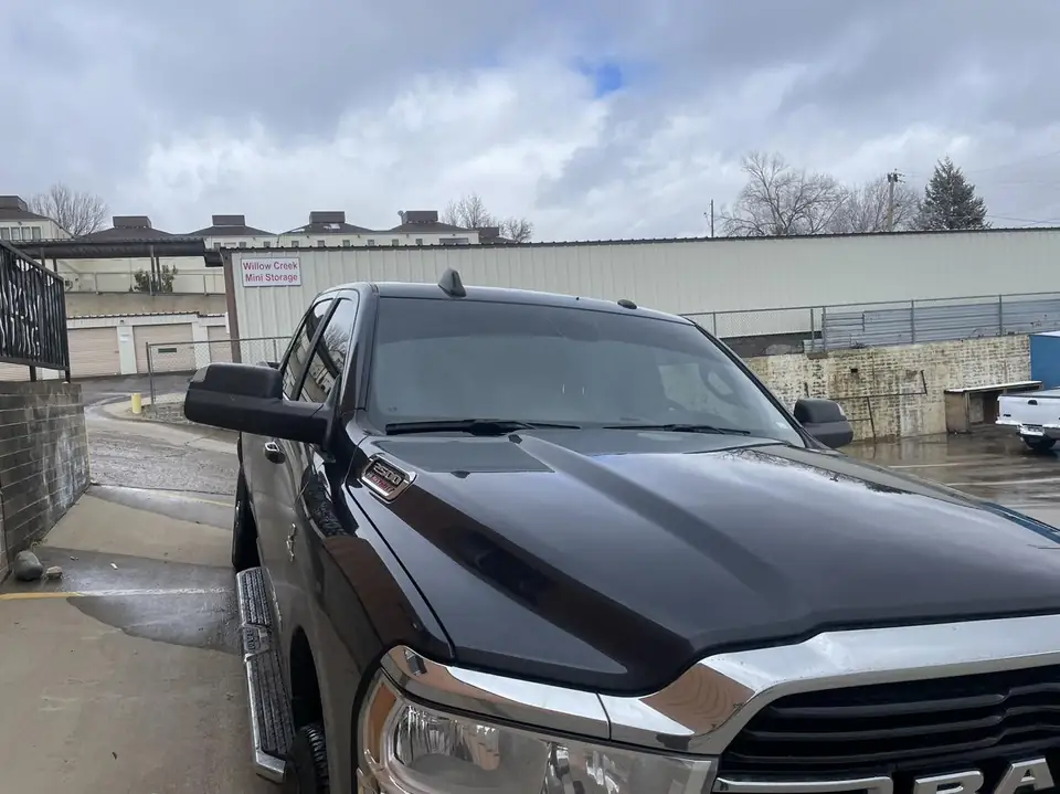 2021 Ram 2500 window tint: Premium 5% rear doors and rear windshield, Premium 35% front doors, Large sun visor (view 2)