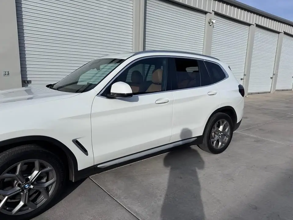 2022 BMW X3 window tint: 35% Front Two Doors (view 2)