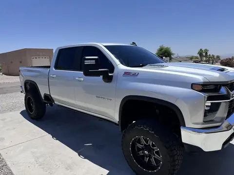 2022 Chevy Silverado window tint: Removal on front 2 doors, 5% Carbon Ceramic over rear 3 privacy windows, 3% Carbon Ceramic front doors, 50% Carbon (view 4)