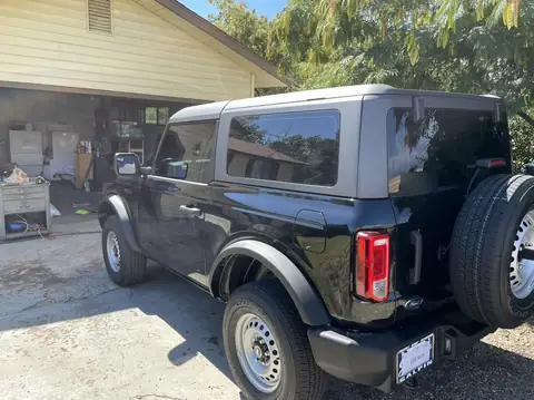 2022 Ford Bronco window tint: 5% Premium rear sides and hatch, 15% Premium front side windows, 5% sunstrip (view 3)