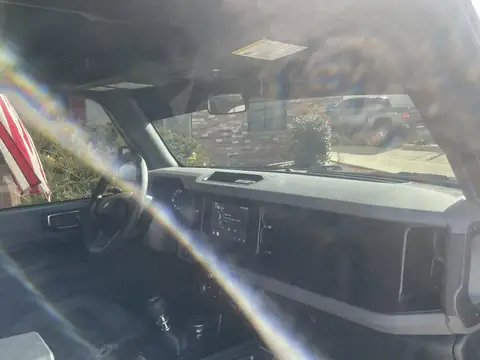 2022 Ford Bronco window tint: Came back in for a layer of 15% over the rear 5% cargo windows, And full windshield done with 35%, 5% sun strip (view 3)
