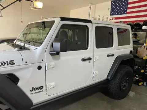 2022 Jeep Wrangler window tint: 15% ceramic front 2 doors to match rear factory glass (view 2)