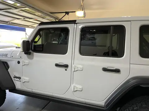 2022 Jeep Wrangler window tint: 15% ceramic front 2 doors to match rear factory glass (view 3)
