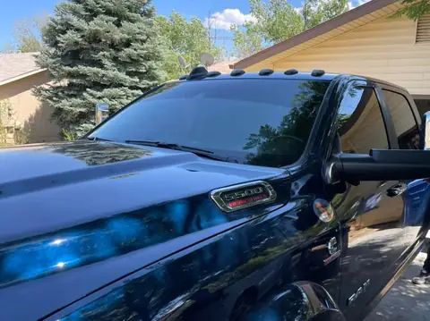 2022 Ram 5500 window tint: 5% all around, 5% large visor (view 3)